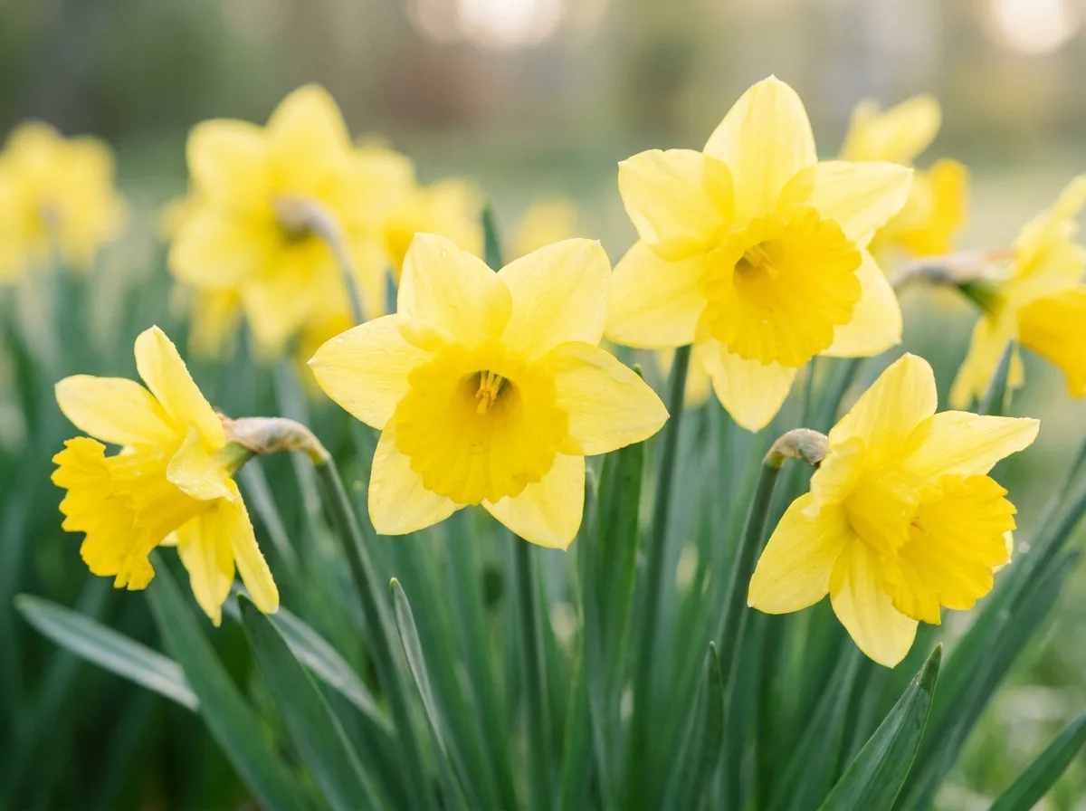 Daffodil flower in bloom